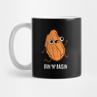 Run N Raisin Cute Food PUn Mug